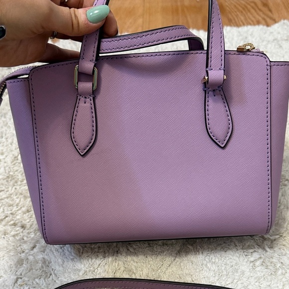 NWOT Tory Burch Lavender Emerson Mini Top Zip Tote - Picture 4 of 9